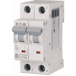 Выключатель автоматический Eaton HL-C162 2P 16A C 4.5кA 2M 194771