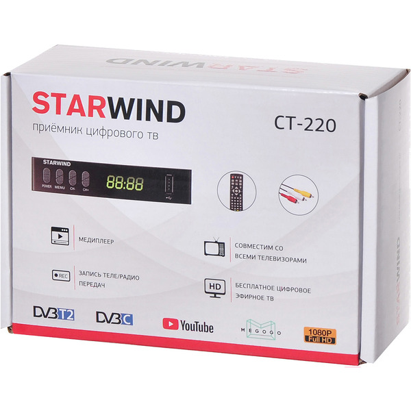 Приемник цифрового ТВ StarWind CT-220