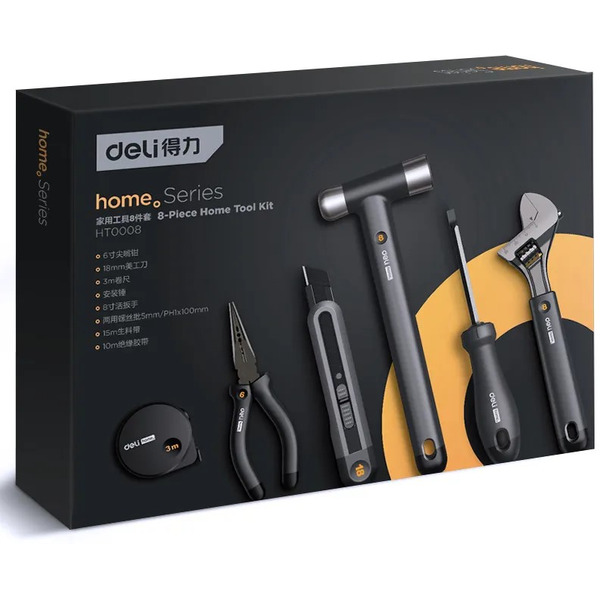 Набор инструментов Deli EHT0008 (8 предметов)