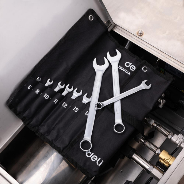 Набор ключей комбинированных Deli EDL130012A