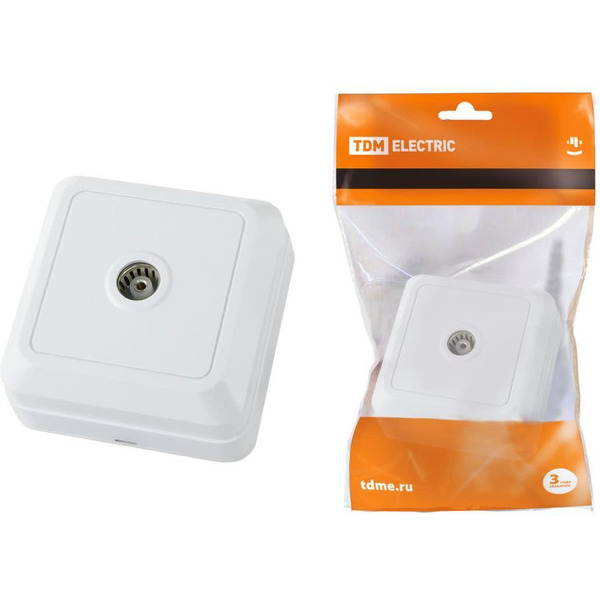 Розетка телевизионная TDM Ладога SQ1801-0025