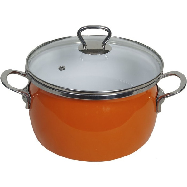 Кастрюля  Сантэкс 1-2440211 (оранжевый)