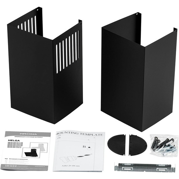 Вытяжка кухонная KRONA HELGA 600 black PB