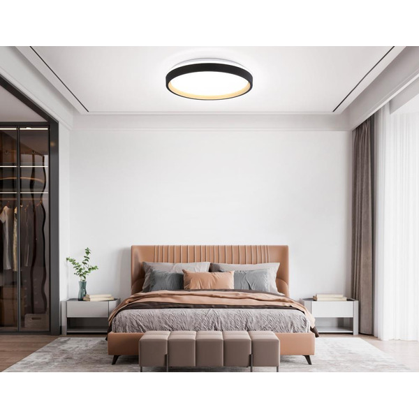 Потолочный светодиодный светильник Ambrella Orbital FZ610 BK/GD (черный/золото)