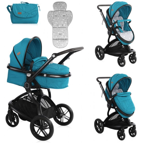 Детская коляска LORELLI Lumina 3в1 Dark Blue