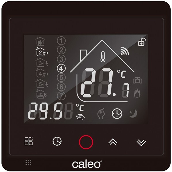 Терморегулятор Caleo С936 Wi-Fi Lux (черный)