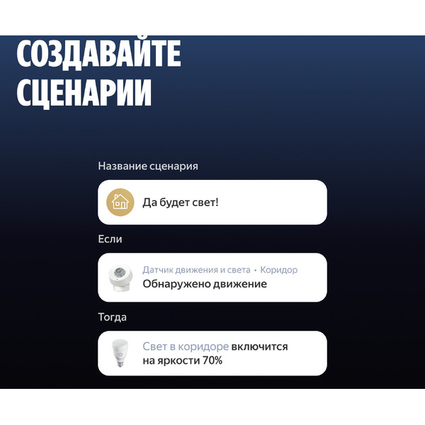 Датчик движения и освещения Яндекс YNDX-00528