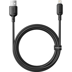 Кабель Baseus Silky Series Fast Charging Cable USB Type-A - Lightning (2 м, черный)