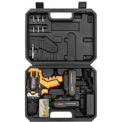 Дрель-шуруповерт Deko DKCD20FU-Li SET 63-2 (063-4093) с 2-мя АКБ