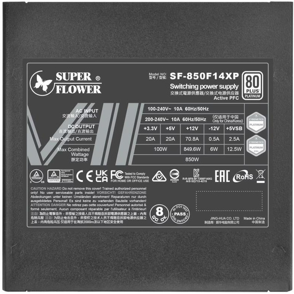 Блок питания Super Flower Leadex VII Platinum PRO 850W SF-850F14XP