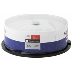Комплект дисков CD-R Sonnen 700Mb 52x 25шт (513531)