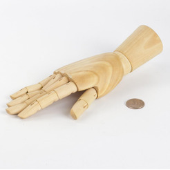 Модель художественная BRAUBERG 191299 (высота 25 см., тип - женская правая рука, материал дерево)