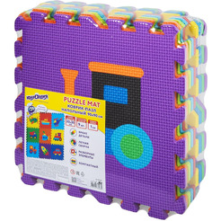 Коврик-пазл напольный ЮНЛАНДИЯ Машинки 664667