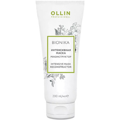 Маска для волос Ollin Professional BioNika интенсивная маска реконструктор, 200 мл