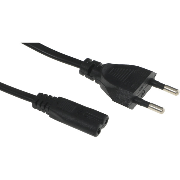 Кабель Premier 5-180 IEC C7 (2-pin) Евровилка (5-180(0.5) 1.8) (1.8м, черный)