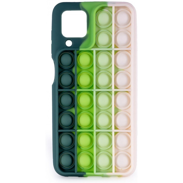 Задняя накладка CASE Pop It Samsung Galaxy A12 зелено-серый