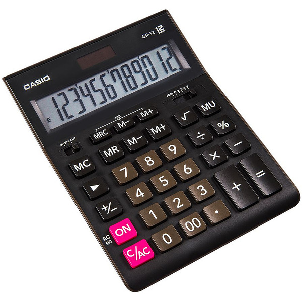 Калькулятор Casio GR-12-W-EP