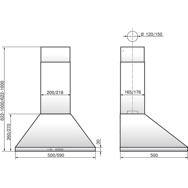 Кухонная вытяжка Elikor Вента 50П-430-К3Д (молоко)