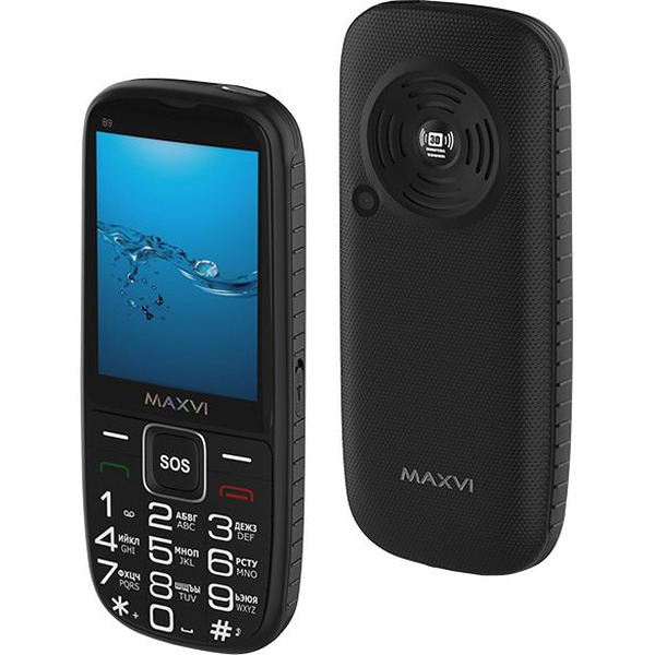 Мобильный телефон Maxvi B9 (черный)
