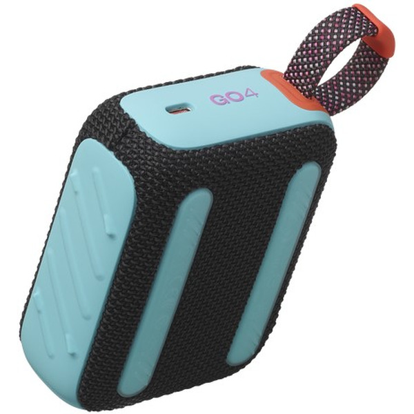 Беспроводная колонка JBL Go 4 (черный/оранжевый)