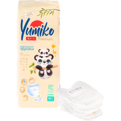 Подгузники-трусики детские Yumiko 5 (40шт)