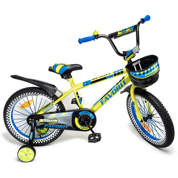 Детский велосипед Favorit Sport 18 (желтый)