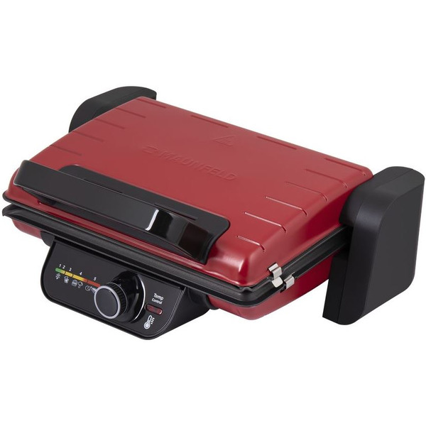 Гриль электрический MAUNFELD MGE2000CH вишневый