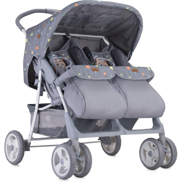 Детская коляска LORELLI Twin Grey Cool Cat