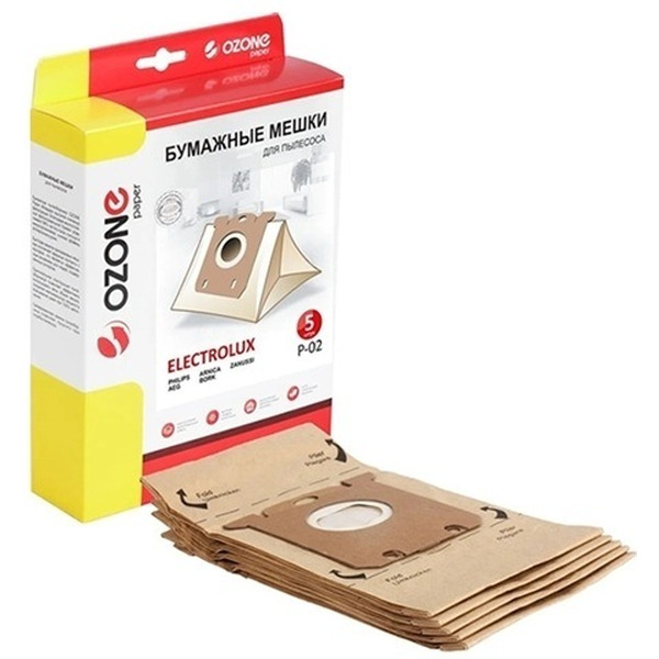 Комплект одноразовых мешков Ozone P-02