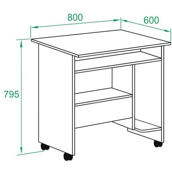 Стол для компьютера Сокол КСТ-10.1 (дуб сонома)