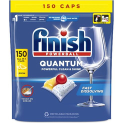 Капсулы для ПММ Finish Powerball Quantum All in 1 Lemon (150 шт)