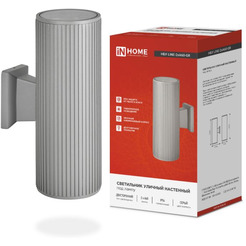 Уличный светильник INhome LINE-2хA60-GR 4690612037783
