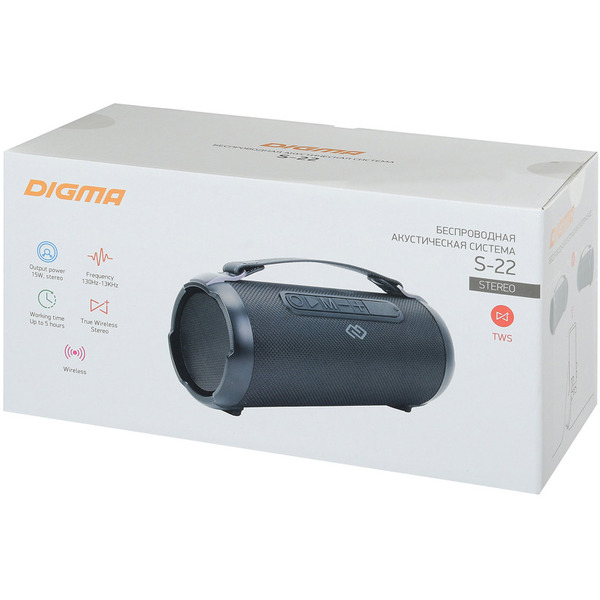 Беспроводная колонка Digma S-22