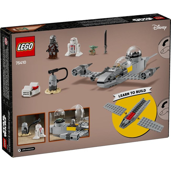 Конструктор Lego Star Wars Истребитель N-1 Мандо и Грогу 75410