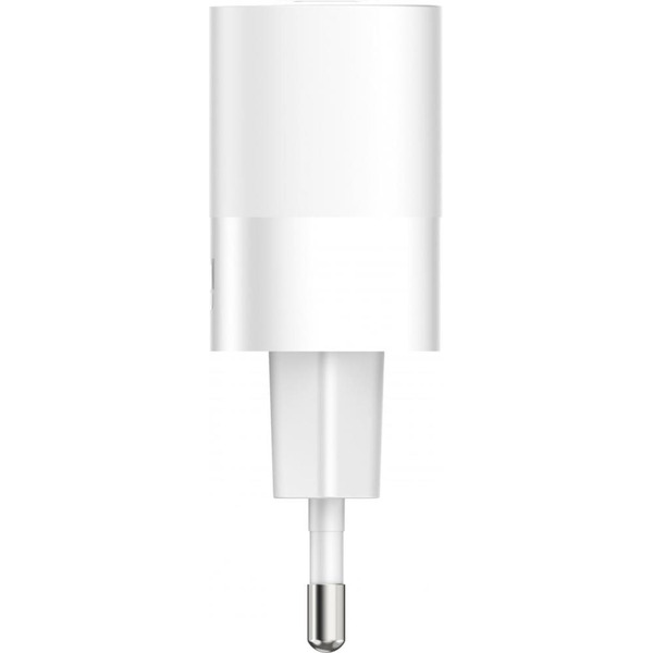 Зарядное устройство Atomic MOTION G202 GAN 20W 2-порта USB (A+C) с кабелем USB (С-С) 1.5 метра, цвет белый | 10.203