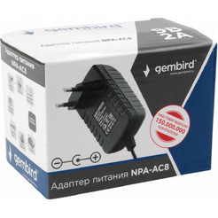 Адаптер питания Gembird NPA-AC8