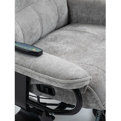 Массажное кресло Calviano 23 (серый плюш)