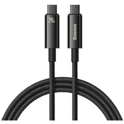 Кабель Baseus Tungsten Gold Fast Charging Data Cable USB Type-C - USB Type-C (CAWJ040201) 3 м, черный