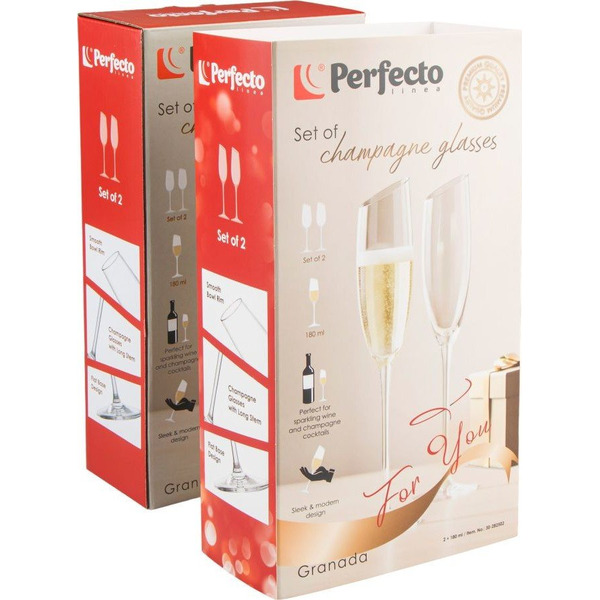 Набор бокалов для шампанского Perfecto Linea Granada 30-282502