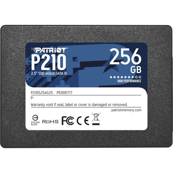 Твердотельный накопитель Patriot P210 256GB (P210S256G25)