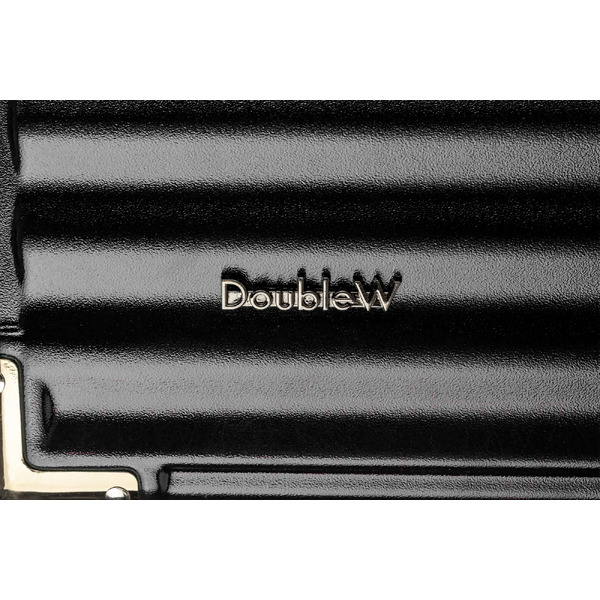 Чемодан DoubleW E087# (M,черный)