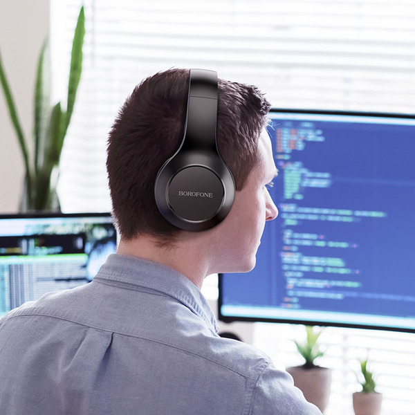 Беспроводные наушники Borofone BO12 (черный)