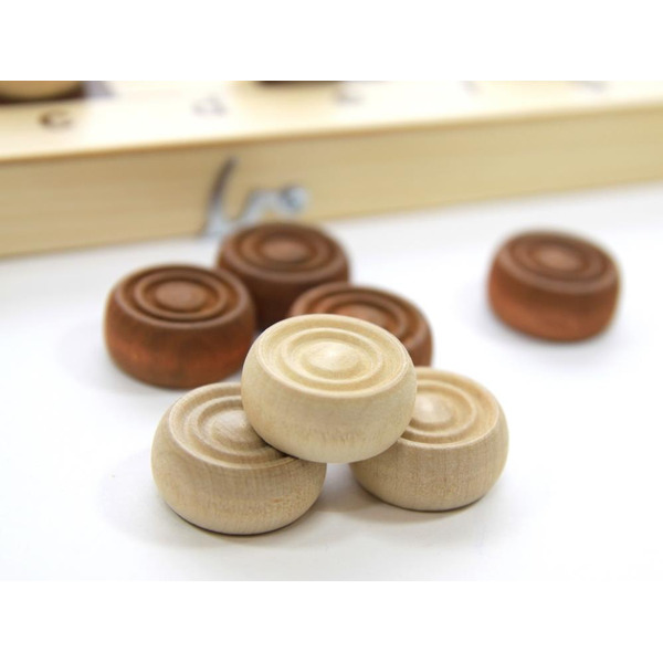 Настольная игра Десятое королевство Шашки деревянные (29*29) 2841