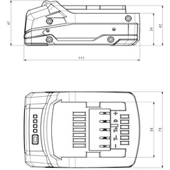 Аккумулятор Metabo 625026000 (18В/2 Ah)