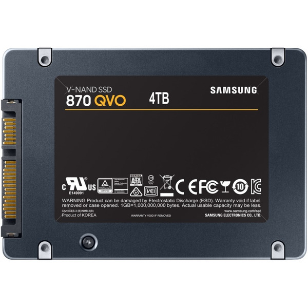 SSD Samsung 870 QVO 4TB (MZ-77Q4T0BW)