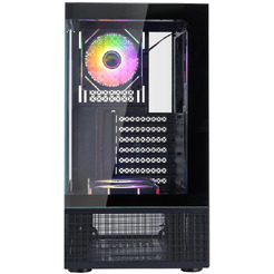 Корпус 1stPlayer MIKU Mi7-A ARGB Mi7-A-BK-2FC7R-1FC7 (черный)
