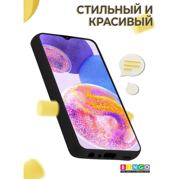 Бампер Bingo Liquid TPU для SAMSUNG Galaxy A32 4G Черный