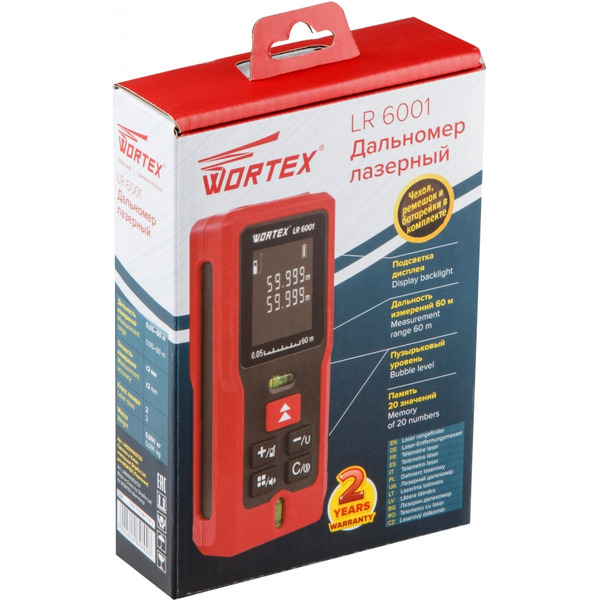 Дальномер лазерный WORTEX LR 6001 (LR6001002723)