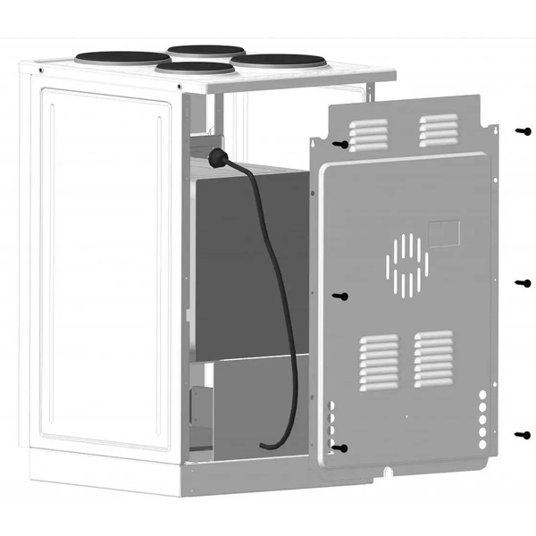 Кухонная плита Лысьва ГП 400 МС-2у (коричневый, стеклянная крышка)