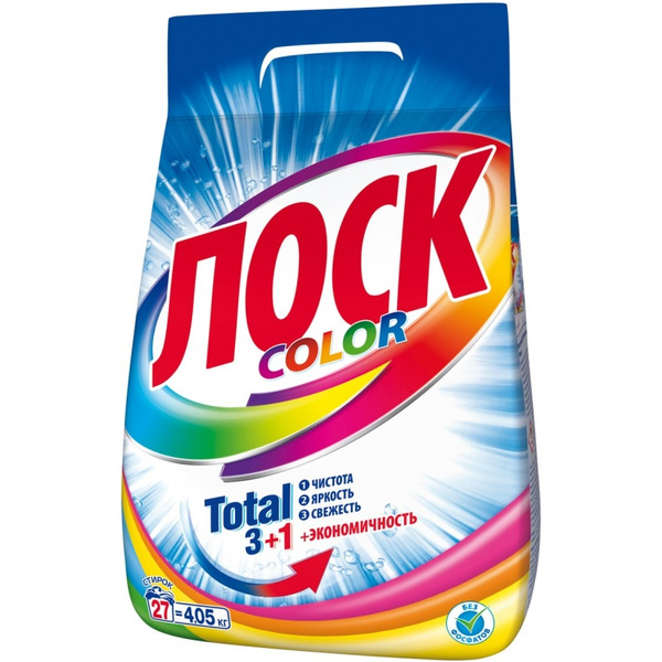 Средство моющие синтетическое Лоск Колор 4,05кг